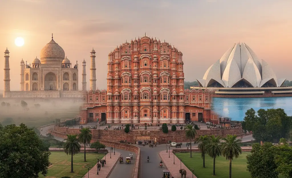 what is golden triangle in india