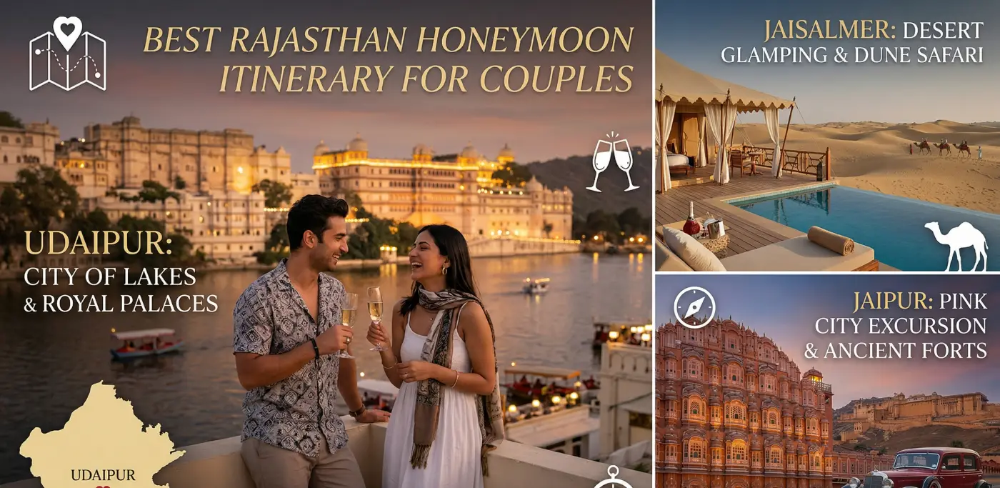 Best Rajasthan Honeymoon Itinerary for Couples